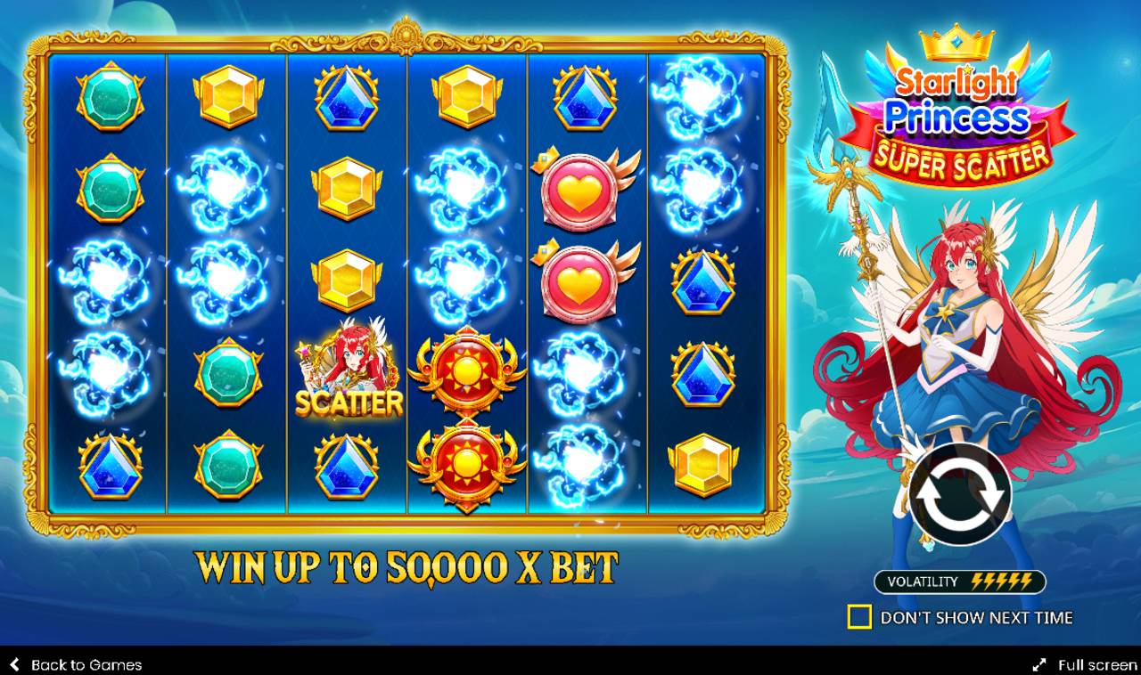 Starlight Princess Super Scatter (Pragmatic Play) Image 1